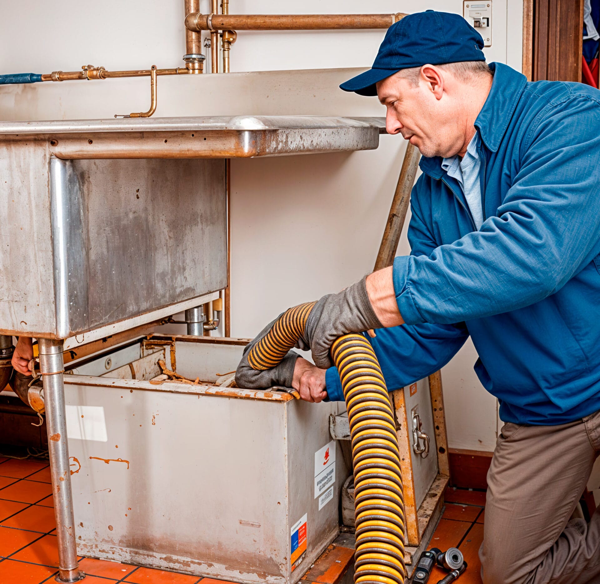 Grease Trap Cleaning service in Dallas TX - TX Hydrojet professional plumbing